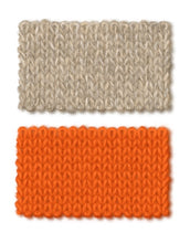 Load image into Gallery viewer, Moonage Daydream Throw- Orange/Oatmeal
