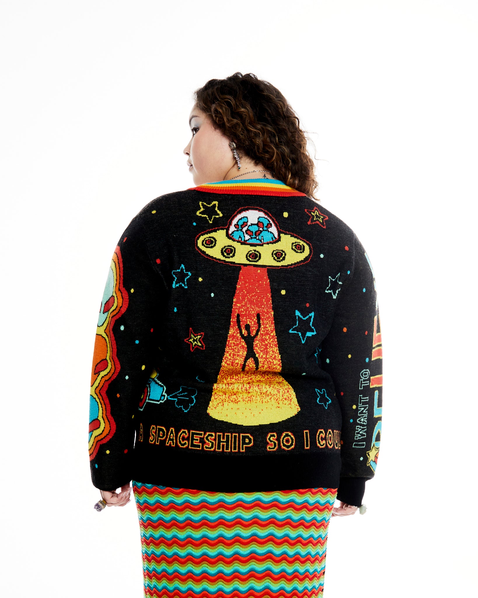 Blithely Ignore WAH-WAH x TONY ALBERT - CARDIGAN – WAH-WAH AUSTRALIA