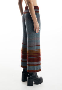 KANSAI CROPPED RIB PANTS - MULTI