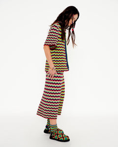 COSMIC SURF KNIT SHIRT - "Cool in the Pool"