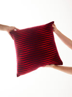 GOOD VIBRATIONS CUSHION COVER - DARK BERRY