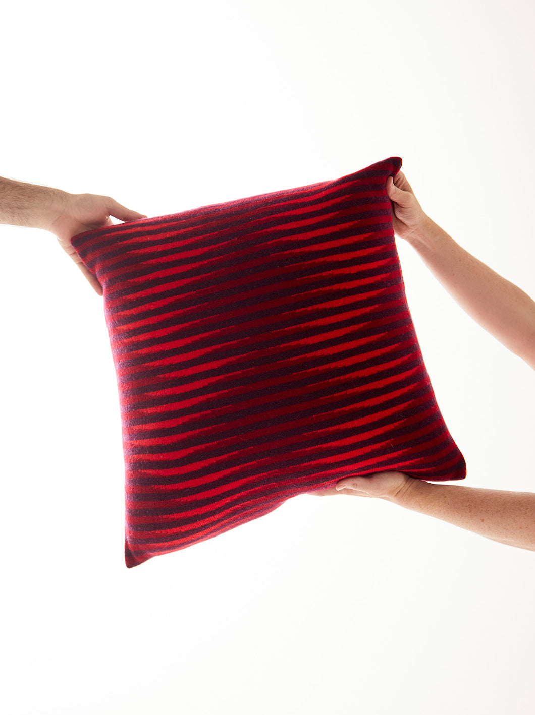 GOOD VIBRATIONS CUSHION COVER - DARK BERRY