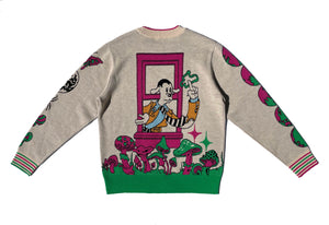 WAH-WAH x Brian Blomerth "Albert's Experiment" jumper