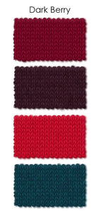 GOOD VIBRATIONS CUSHION COVER - DARK BERRY